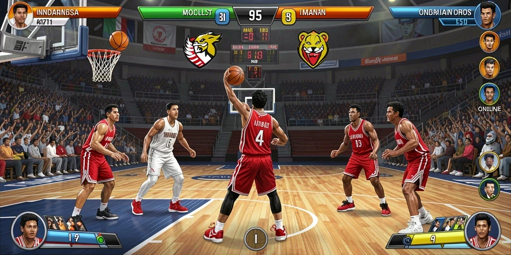 Tangkapan layar memperlihatkan mode multiplayer yang seru.