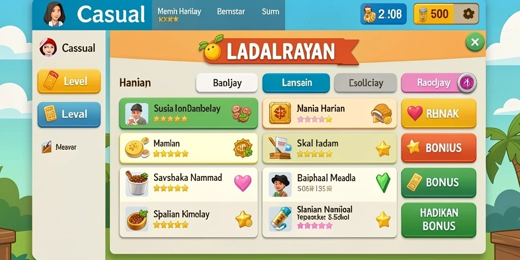 Lihat berbagai pilihan slot dengan tema yang unik.