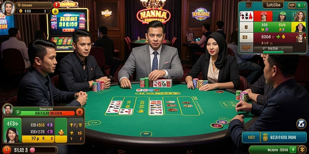 Gambaran dunia yang penuh warna dan menarik.